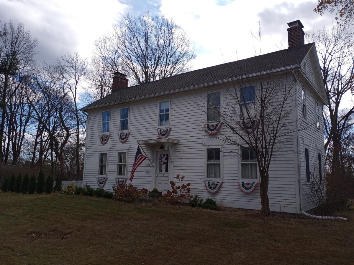 The historic circa 1820 Hiram Rider House in Willington.