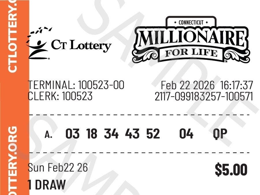 A new CT Lottery game offers a chance to win up to $1 million every year, for life.