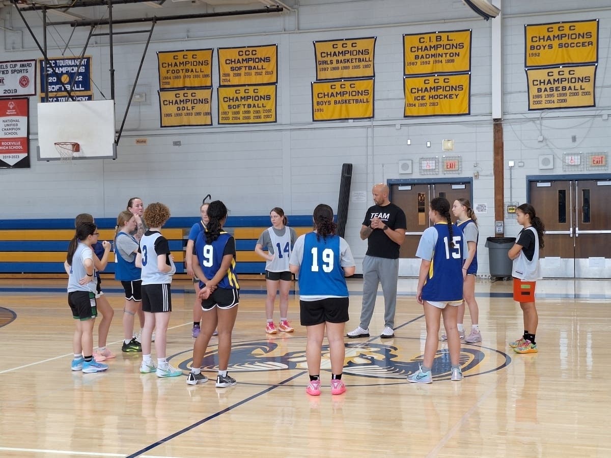 The Rockville High School girls basketball team advanced to the second round of the state tournament for the first time in about a quarter-century after a decisive first-round victory Saturday.