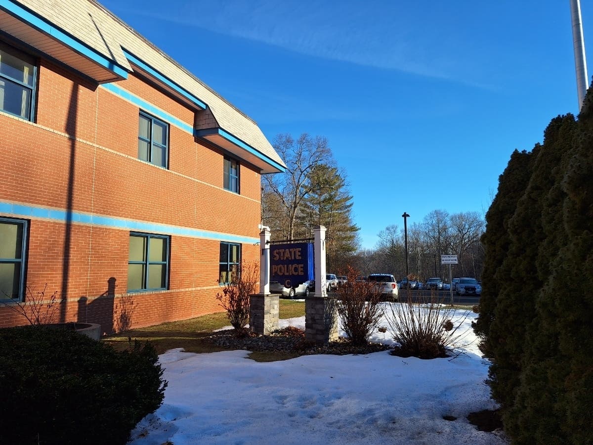 The state police Troop C barracks.