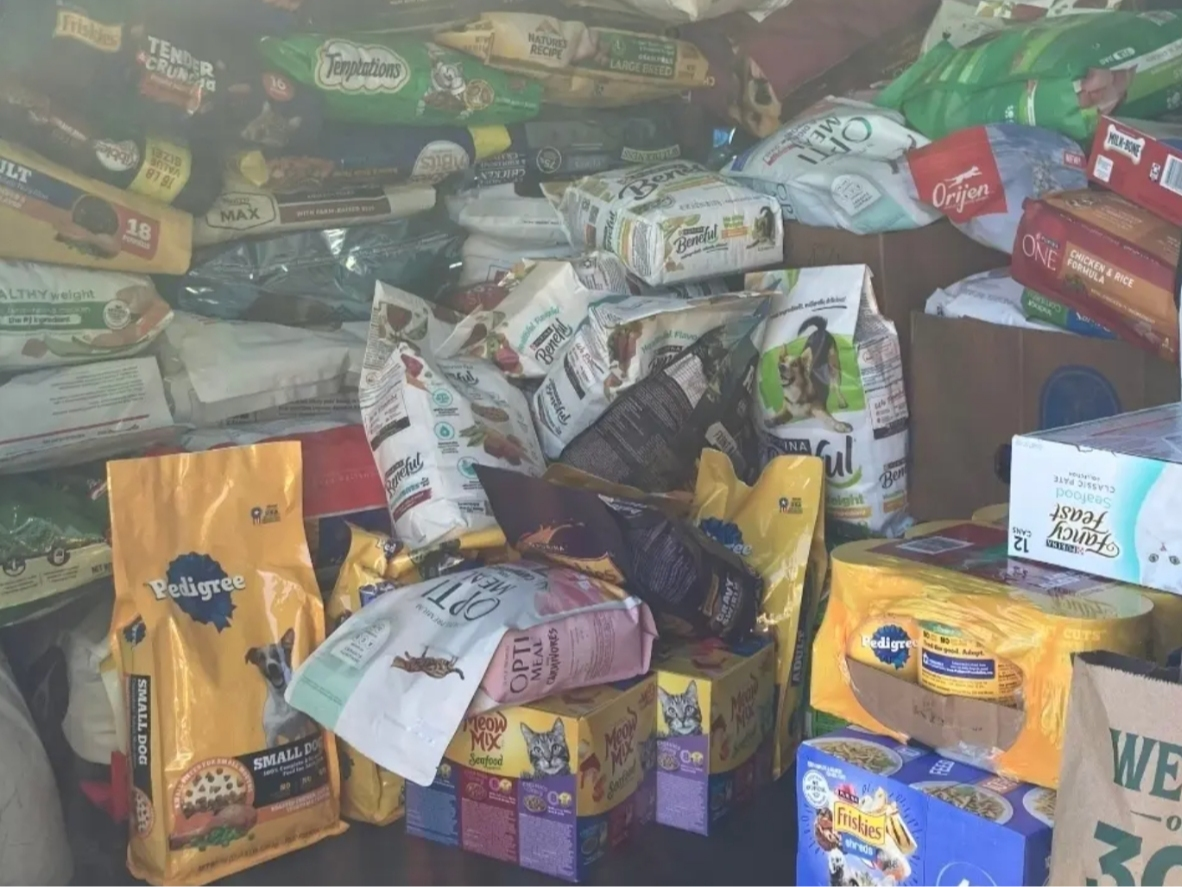 Even after a recent 1,600-pound-plus donation, dry food is always accepted at the Vernon Pet Pantry.