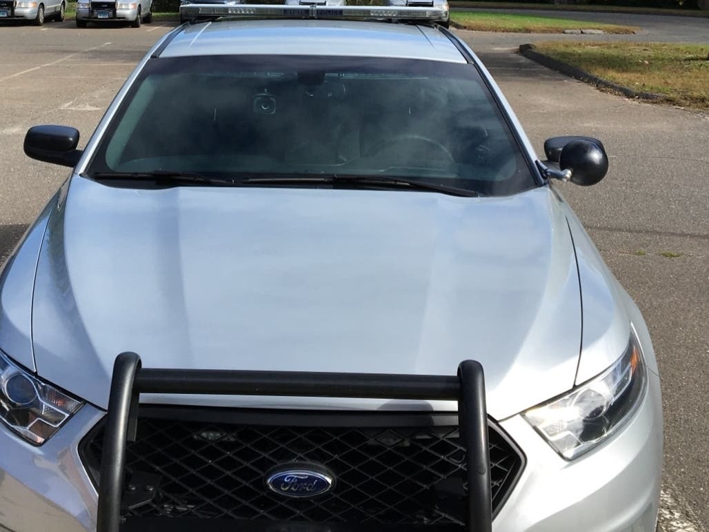 A blown tire caused havoc on I-84 over the weekend, state police said. 