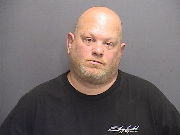 The booking image of John Barile Jr.