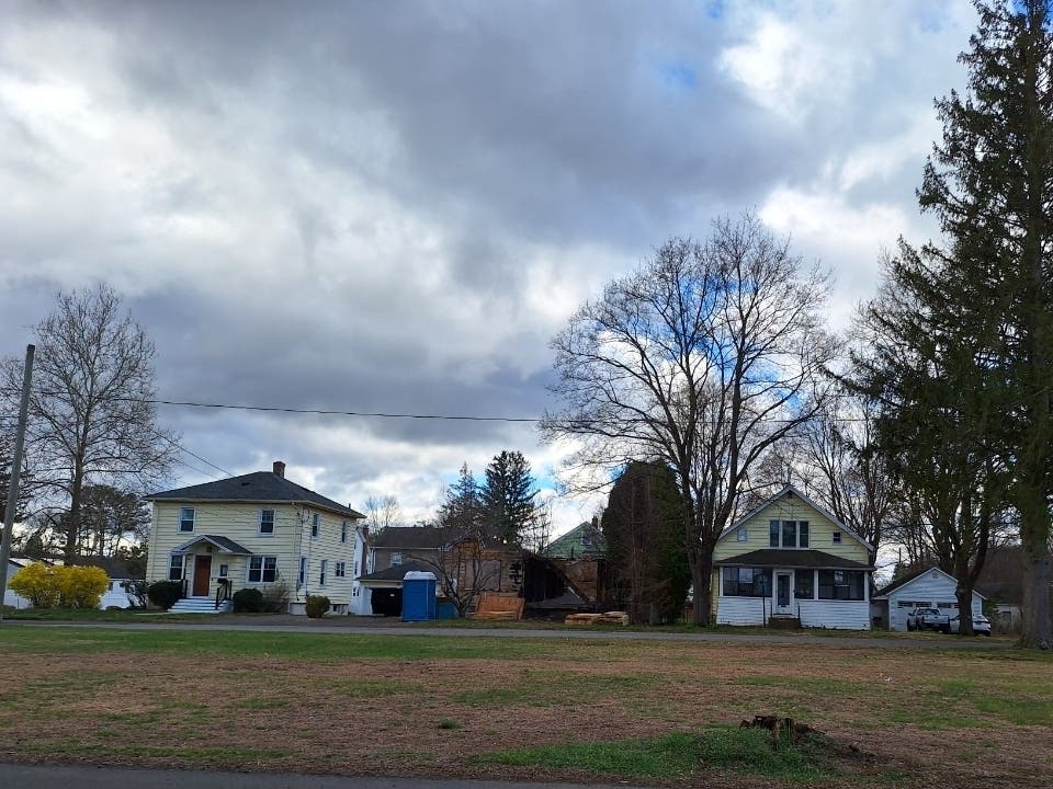 A home on Liberty Street in Vernon is being rebuilt months after a devastating fire. 