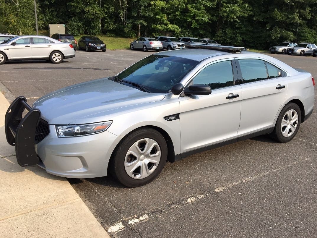 A driver was airlifted to an area hospital after a vehicle hit a tree in Stafford, state police said.