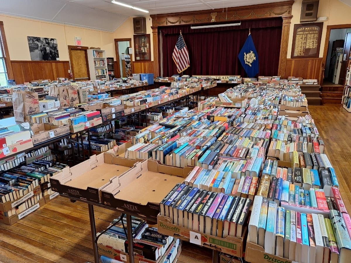 The book sale is a major event for the local historical society. 