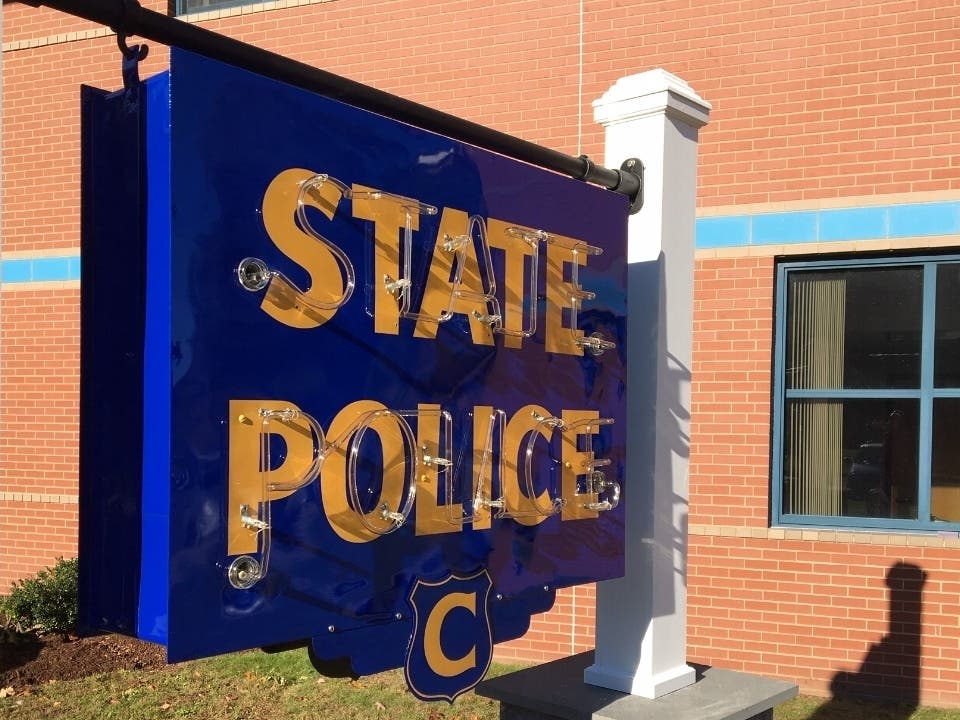 The state police Troop C barracks. 