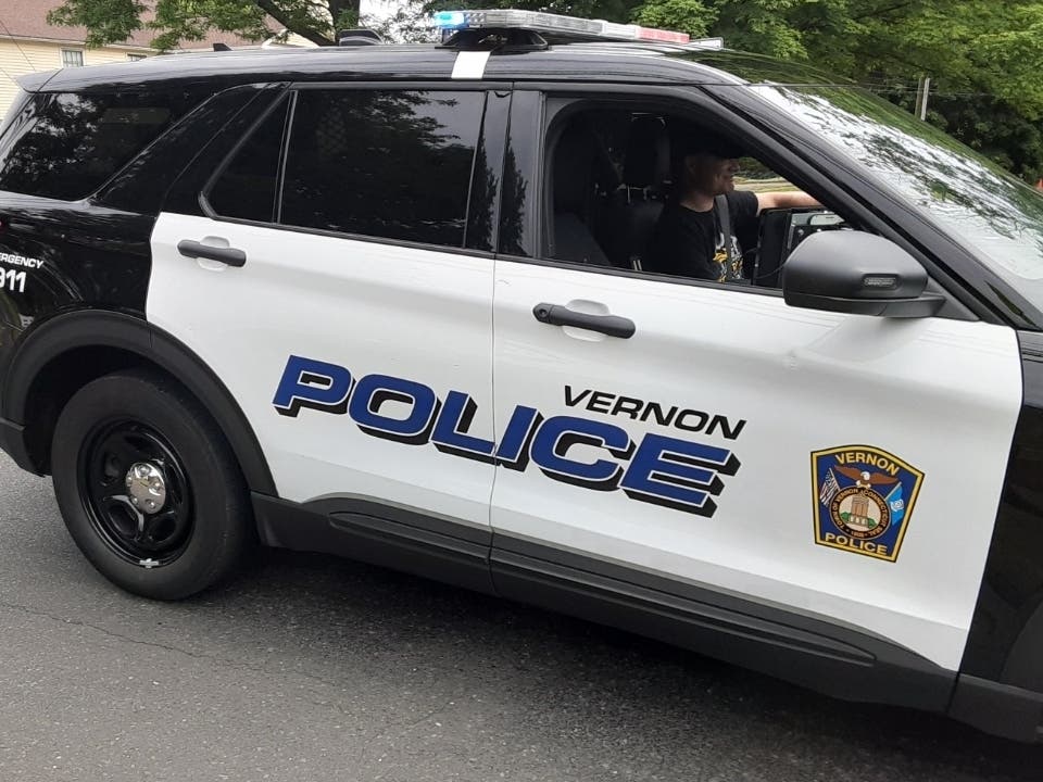 A crash at a busy interchange in Vernon is causing havoc with the Wednesday morning commute, police said.