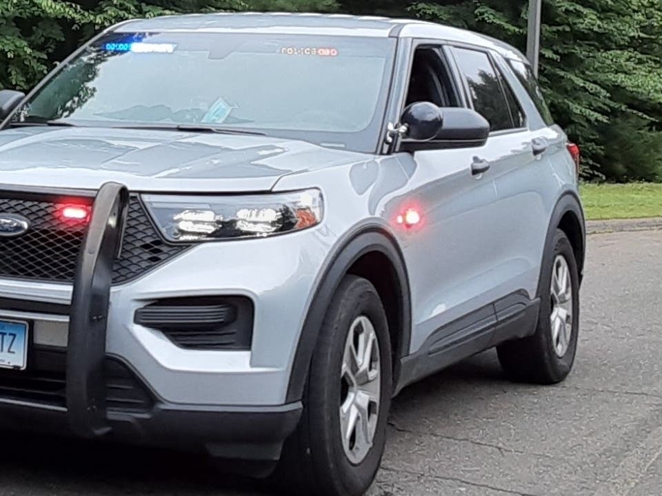 A motorcycle rider was seriously hurt in a crash in Stafford, state police said.