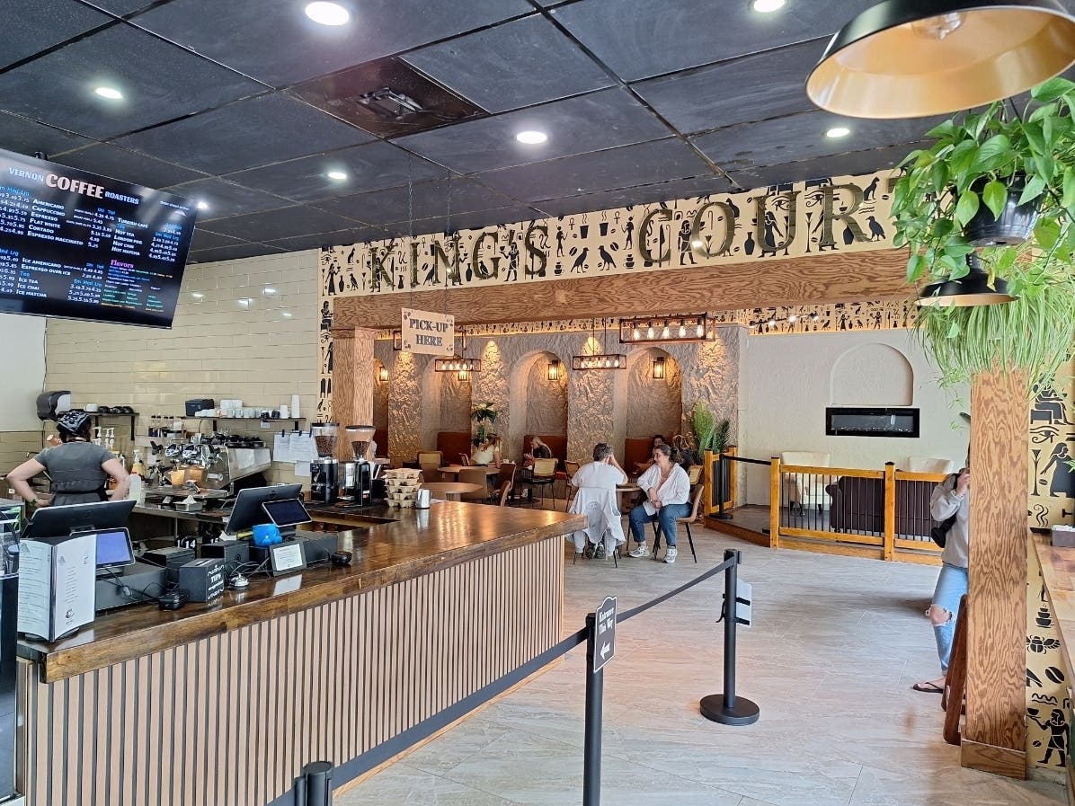 The King's Court by Vernon Coffee Roasters is officially open. 