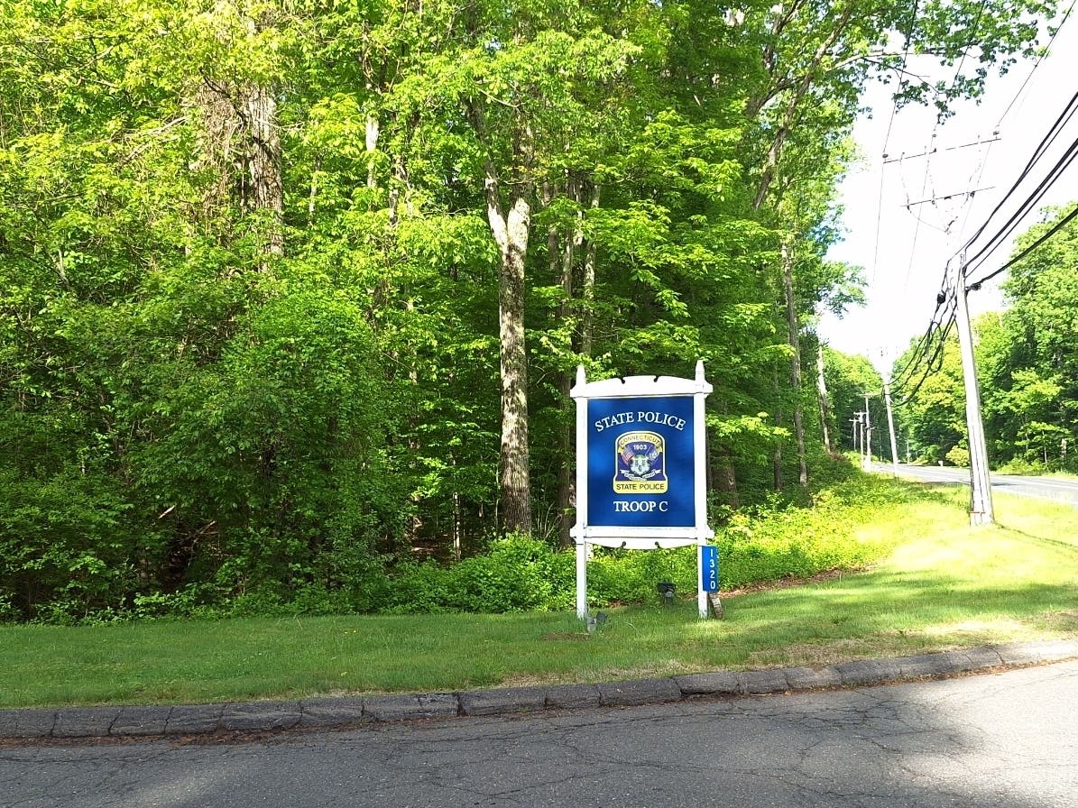 The state police Troop C barracks.