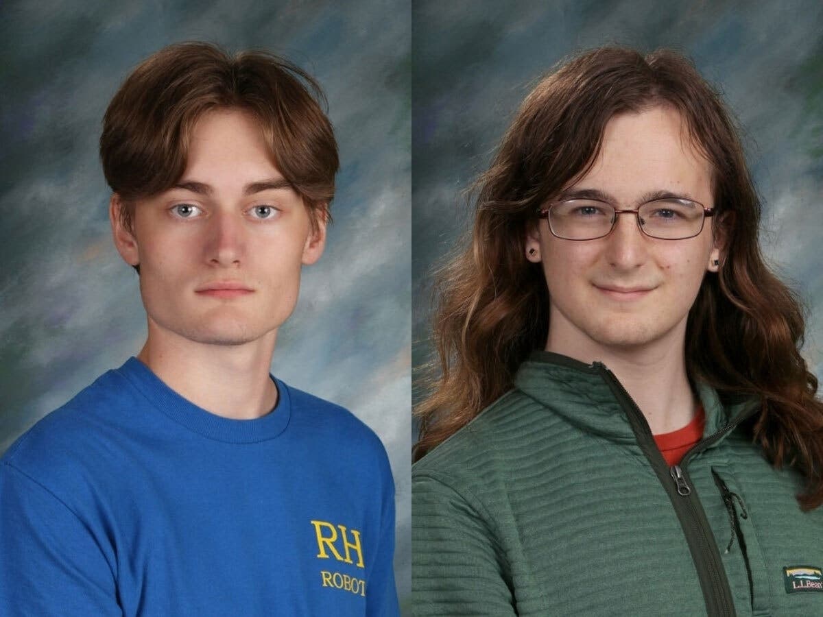 Aidan Lang (left) and Kyle Shalaev, are the valedictorian and salutatorian, respectively, for the Rockville High School Class of 2026.