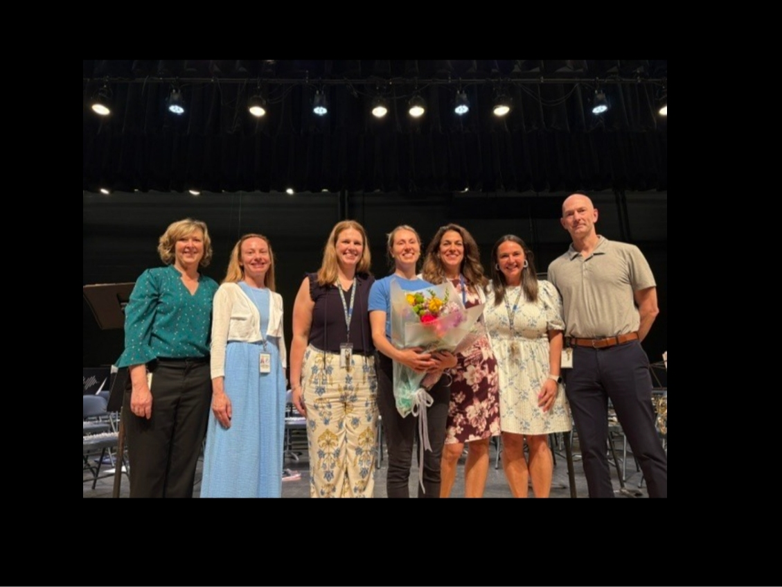 Kelly Stein has been named the Vernon Public Schools 2025–2026 Teacher of the Year.