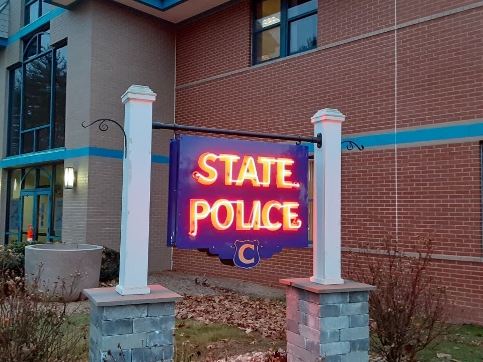 The state police Troop C barracks.