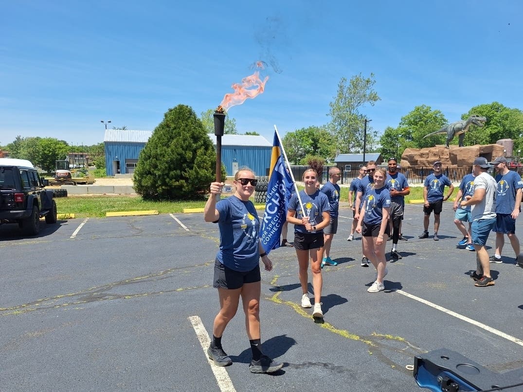 The Special Olympics Law Enforcement Torch Run made its way through the Silk City Thursday.