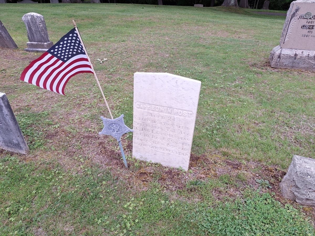On Juneteenth, CT Civil War Officer Memorialized In Vernon Remembered As One Who Fought With Historic Unit