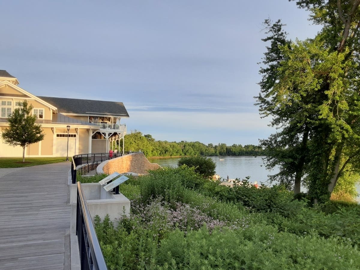 Glastonbury police said a local man was charged following a disturbance at the Riverfront Boat House.
