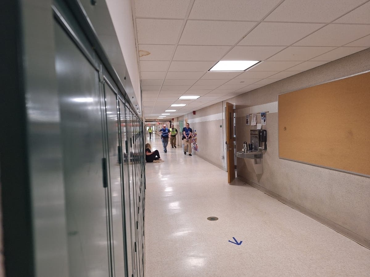 State police Friday hosted a series of drills Friday for regional officers to prepare for an active shooter situation inside a school building.