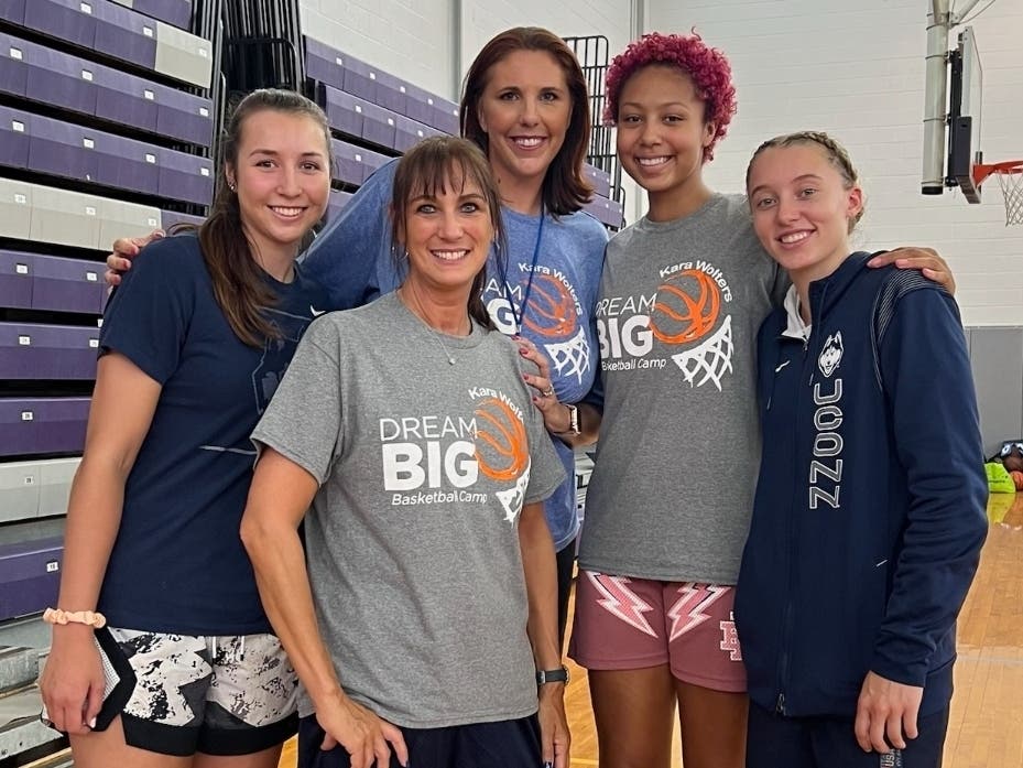 UConn legend Kara Wolters has two camps scheduled for next month.