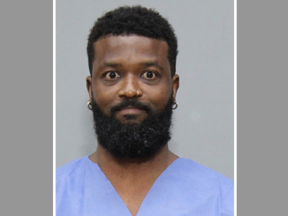 The booking image of Jerry Jolifils.