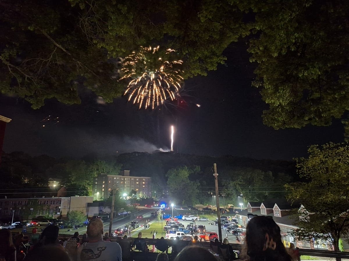 A special segment in Vernon's fireworks show Wednesday honored America's 250th anniversary.