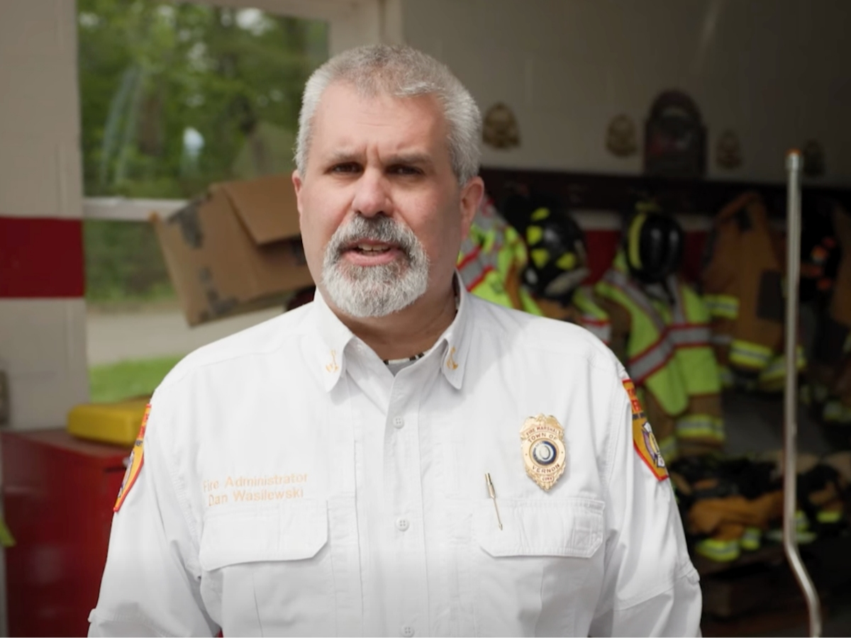 The latest town video features Dan Wasilewski, Vernon's fire marshal and fire administrator.