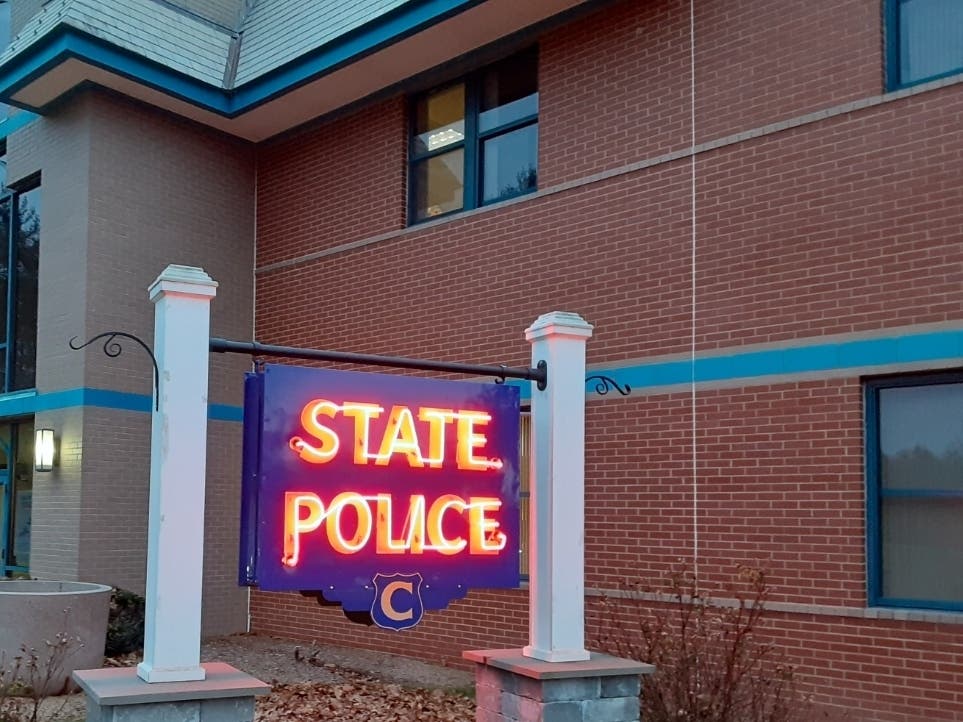 The state police Troop C barracks.