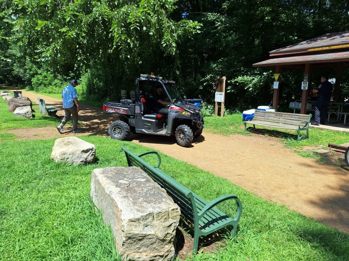 Police Friday were searching for a missing 73-year-old on the local trail system.