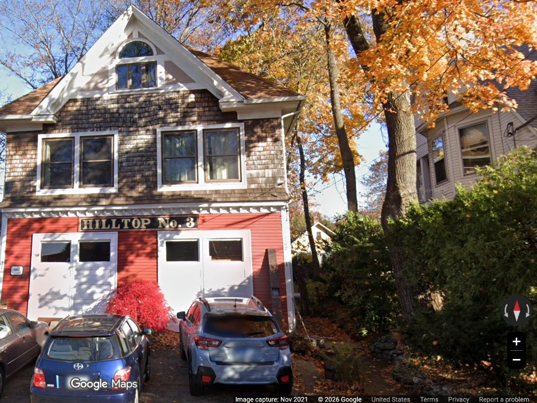 The old Hilltop Hose firehouse is now a home.
