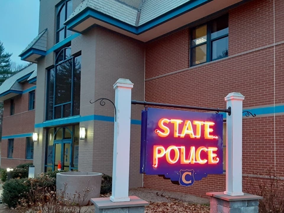 The CT State Police Troop C barracks. 