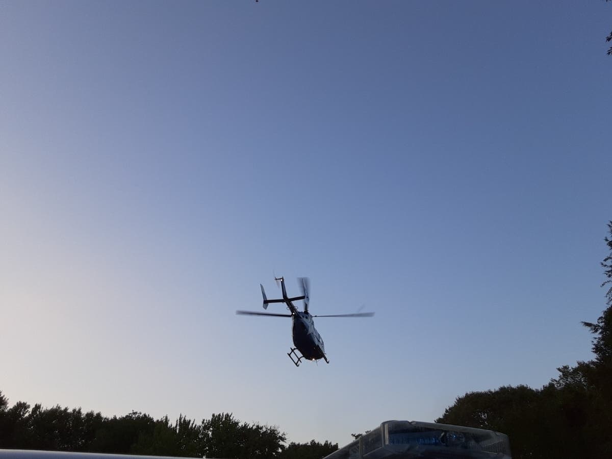 A driver was airlifted to Hartford Hospital after two vehicles collided head-on along a stretch of Route 6 in Andover, state police said. 