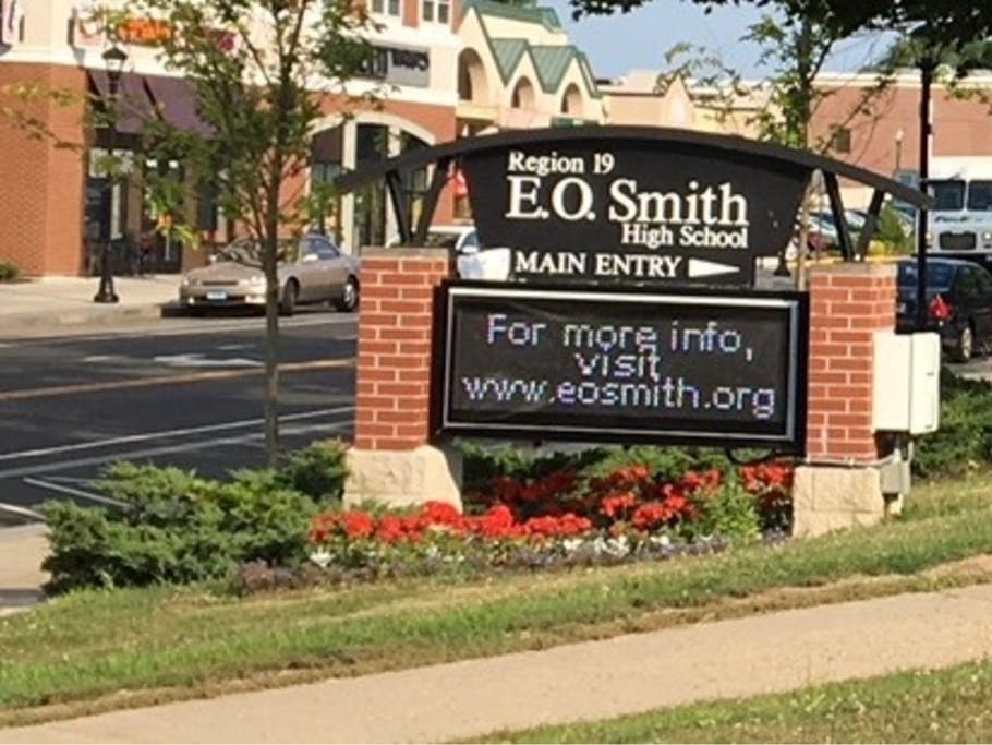 E.O. Smith High School.