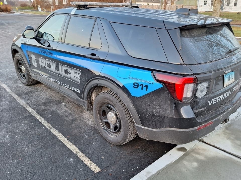 Police said one vehicle caused a three-car crash in Vernon Sunday.