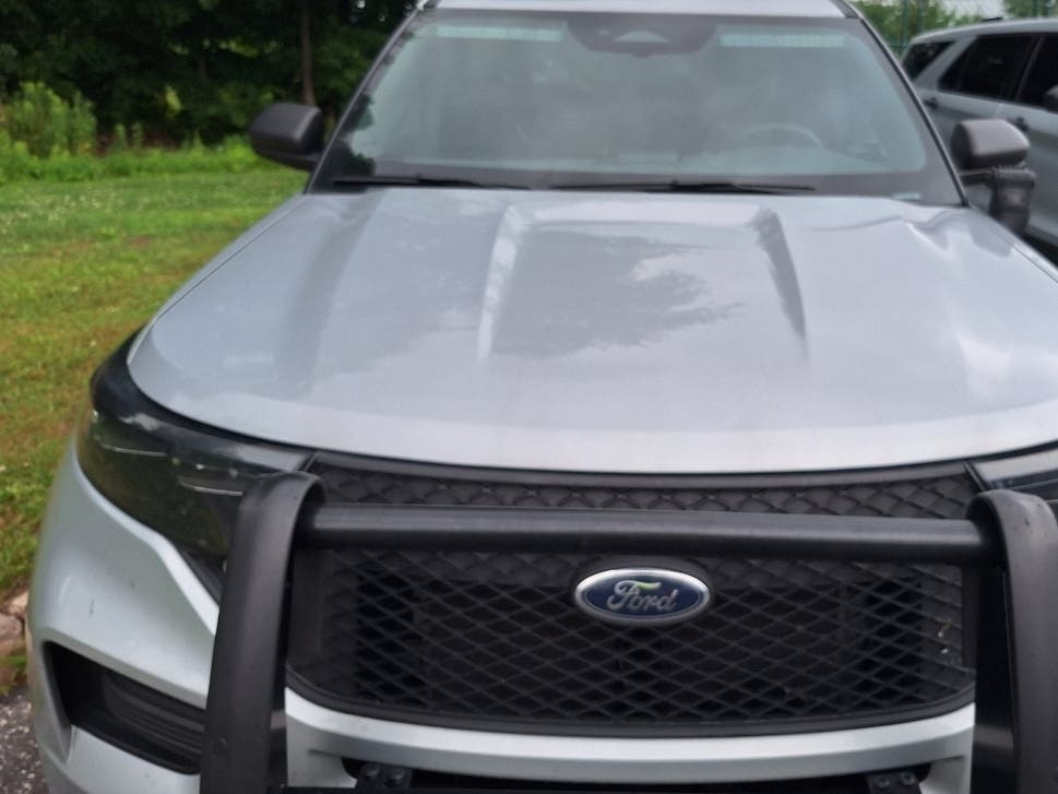 State police encountered a peculiar parking job in Mansfield over the weekend. 