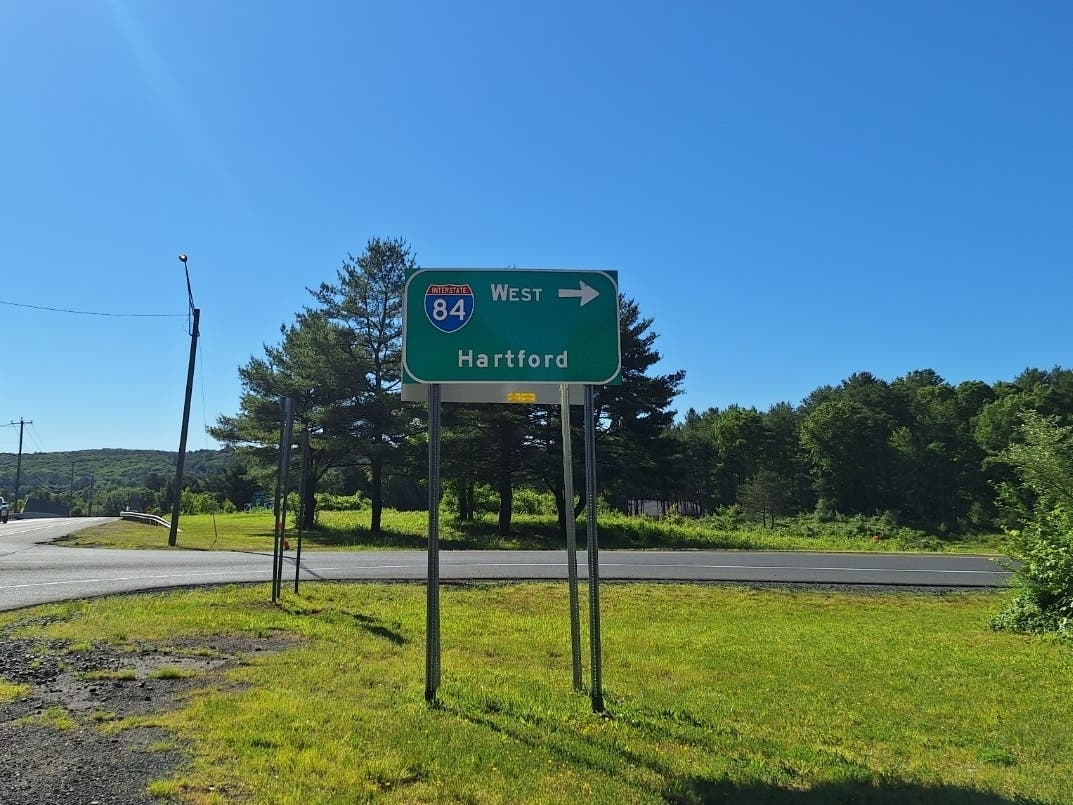 A flying truck bed cover caused a scare on Interstate 84 late last week, a state police report shows.