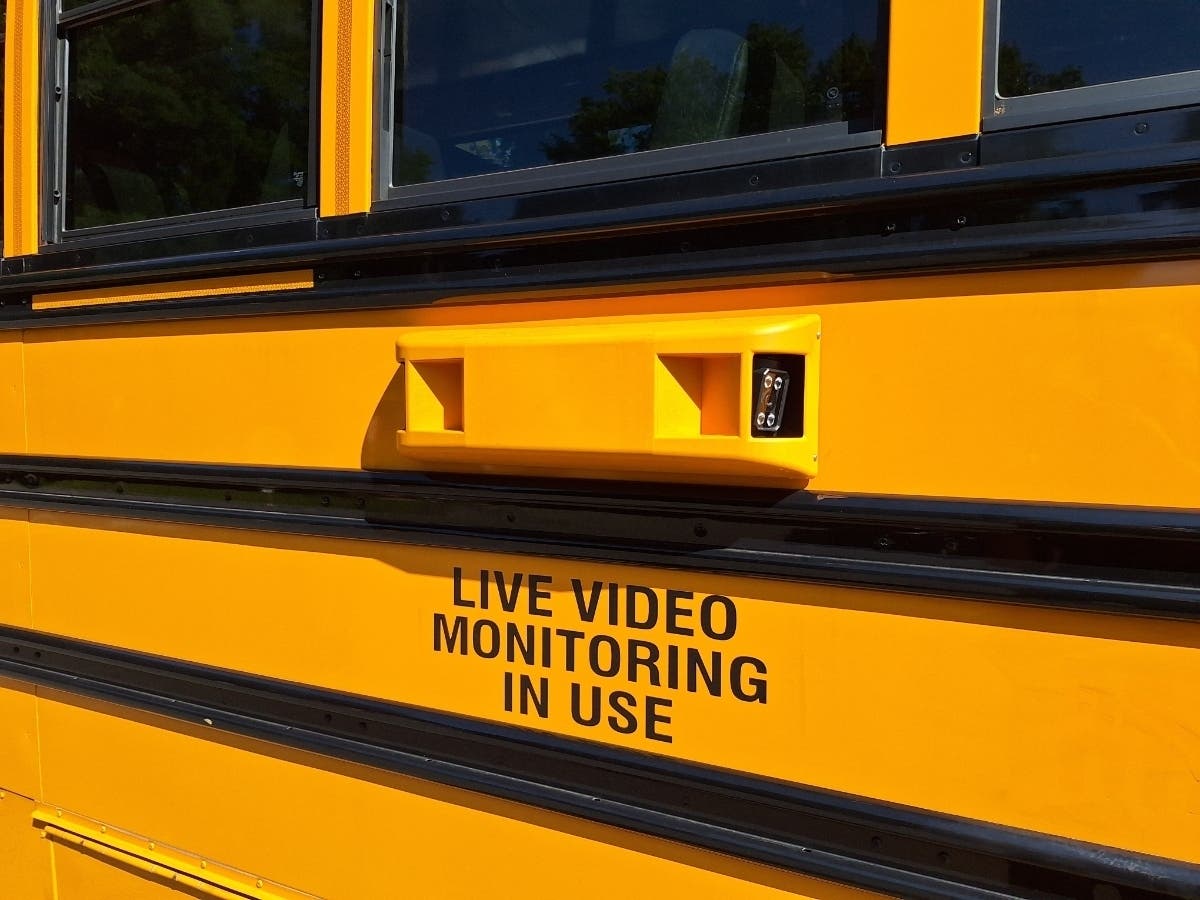 A school bus cam in Vernon. 