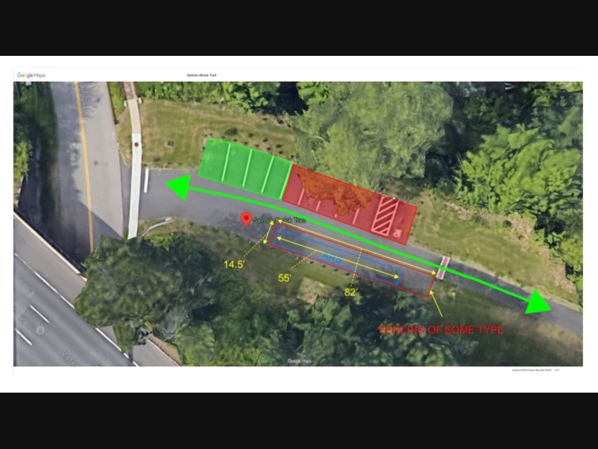 A Connecticut Department of Transportation contractor will use the area to support work.