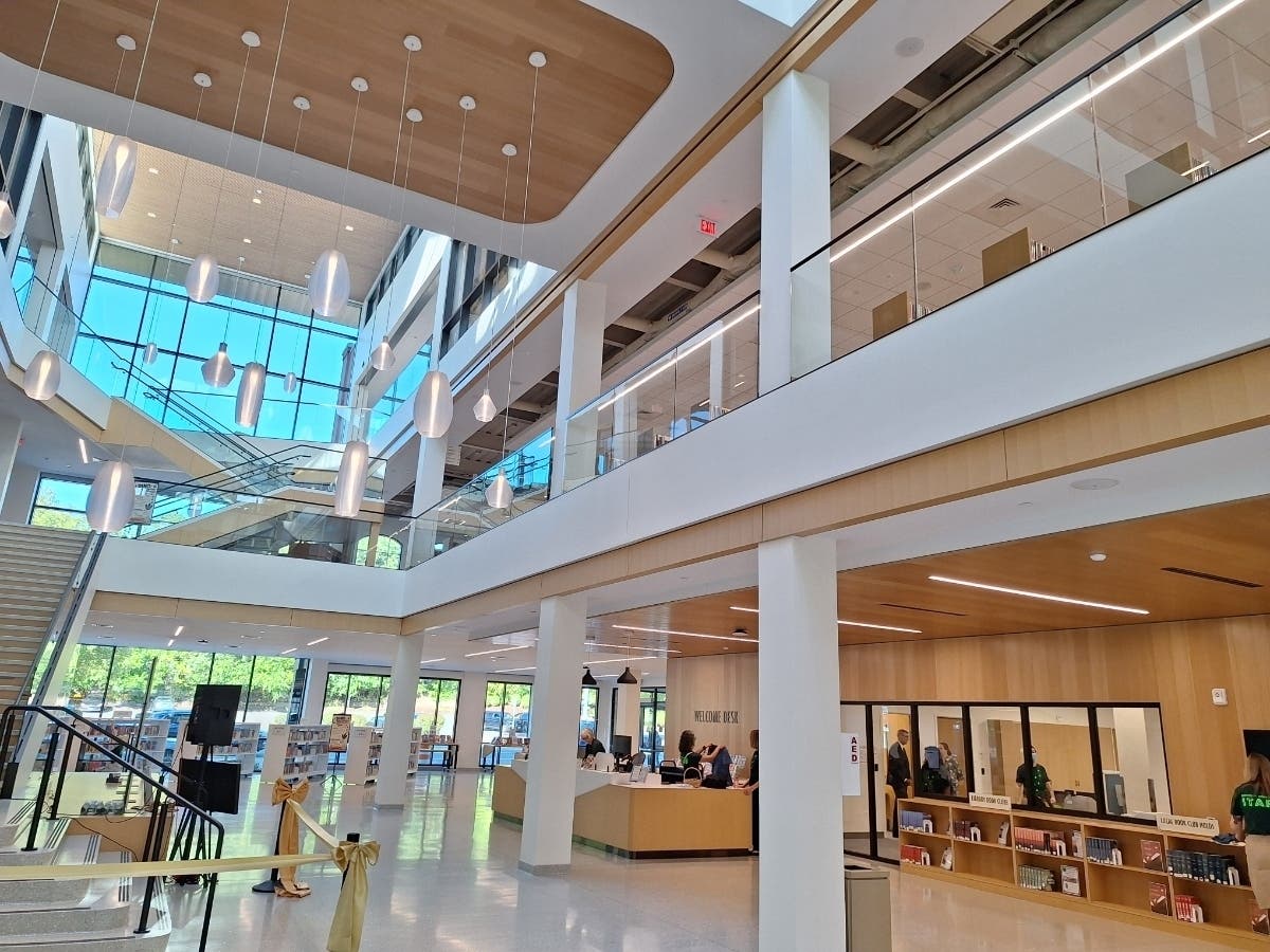 The new Manchester Public Library.