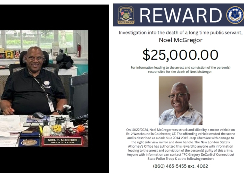 Gov. Ned Lamont has authorized a reward of up to $25,000 for information leading to the arrest and conviction of the person or persons responsible for the 2024 motor-vehicle collision involving a pedestrian.