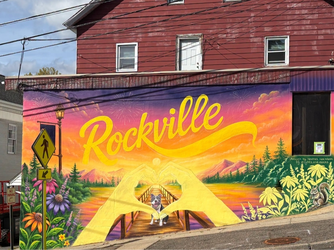 A mural is part of an effort to expand public art and arts activity in Vernon's historic downtown area.