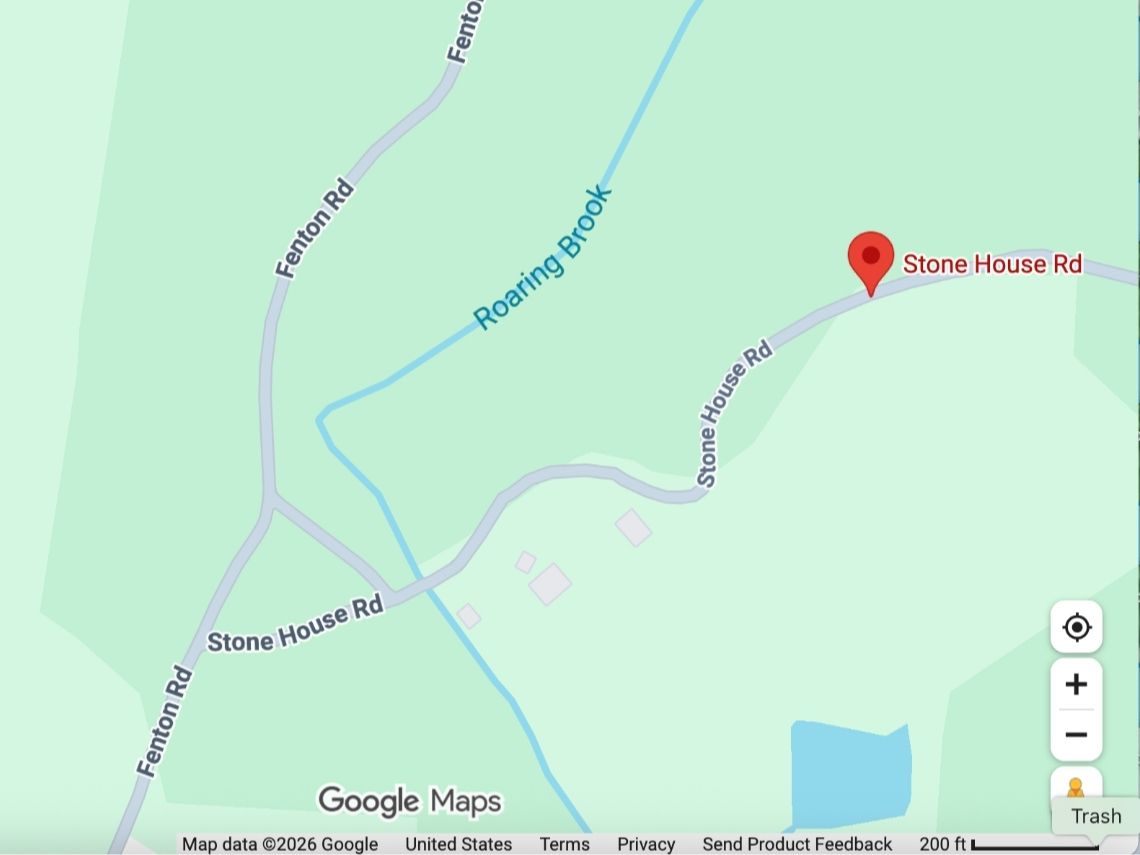 The bridge on Stone House Road over Roaring Brook is to be replaced.