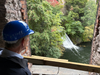 Gov. Ned Lamont checks out the spillway. 