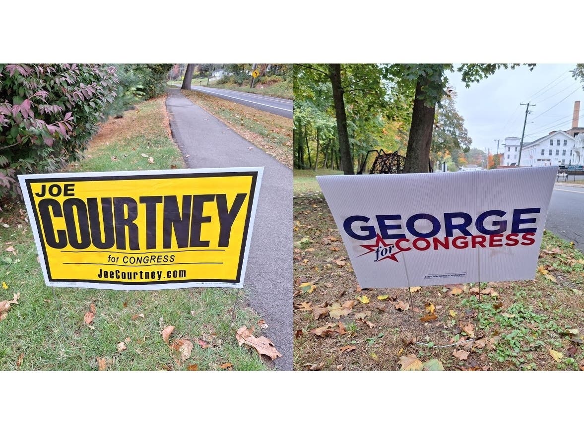 It's Democratic incumbent Joe Courtney versus George Austin for the U.S. House 2nd district seat, held since 2007 by Courtney.
