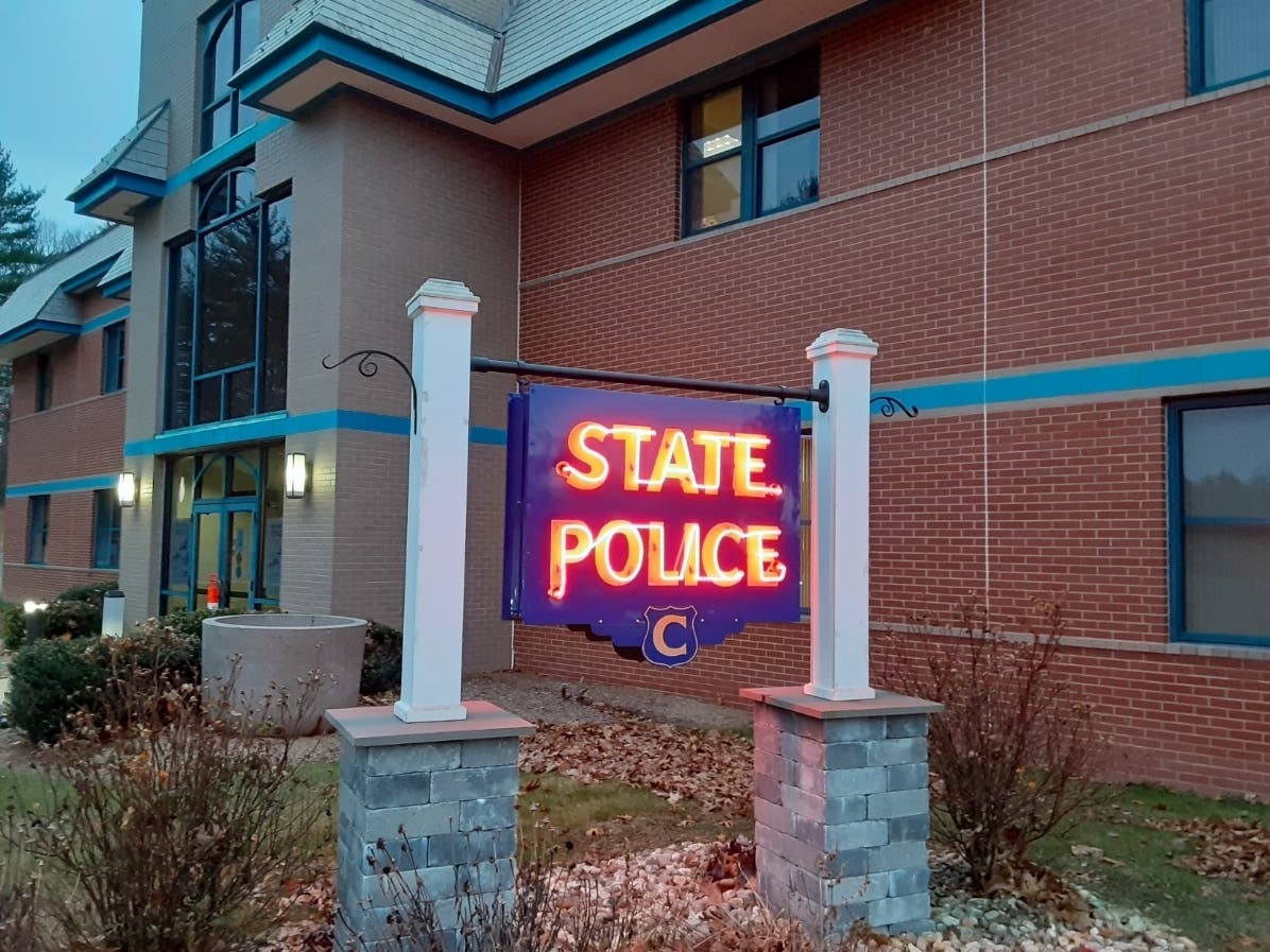 The state police Troop C barracks.
