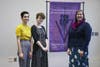 Winners of the Ann Marie Orza and Megan L. Kleczka endowed scholarships, Aubrie Curcio and Emma Costa.