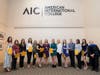 2019 Alpha Chi National Honor Society Inductees at American International College in Springfield.