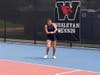 Girls singles champion Alyssa DiMaio of Staples High School.