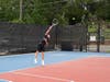 Boys singles champion Andrew Ilie of Trumbull High School.