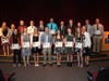 Alpha Upsilon Chi inductees at ECSU.
