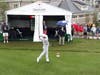 2010 British Open champion Louis Oosthuizen stands at 6-under par at the midpoint of the Travelers Championship.